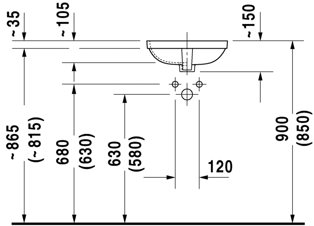 Slika od DuraStyle Vanity basin 37