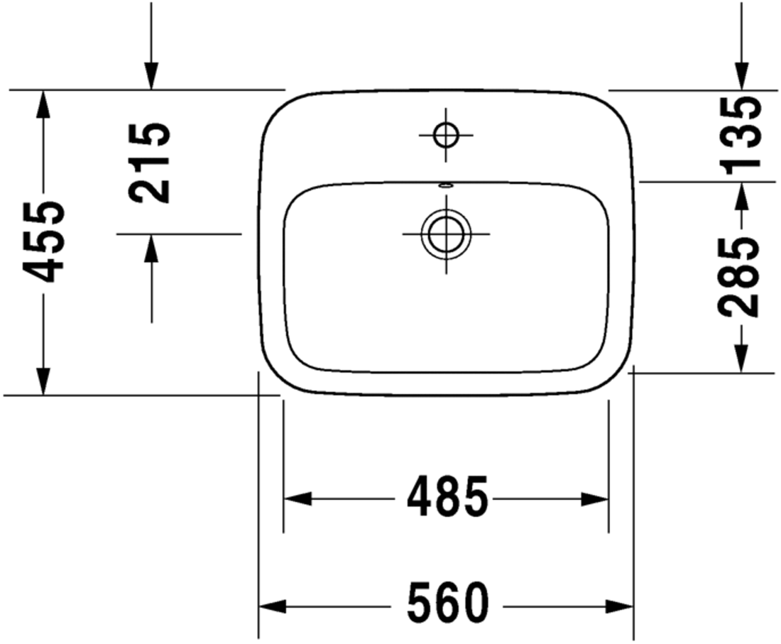 Slika od DuraStyle Vanity basin 56