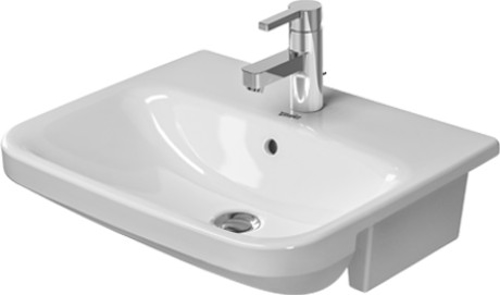 Slika od DuraStyle Semi-recessed washbasin 55