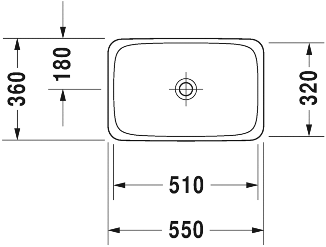 Slika od P3 Comforts Vanity basin 55