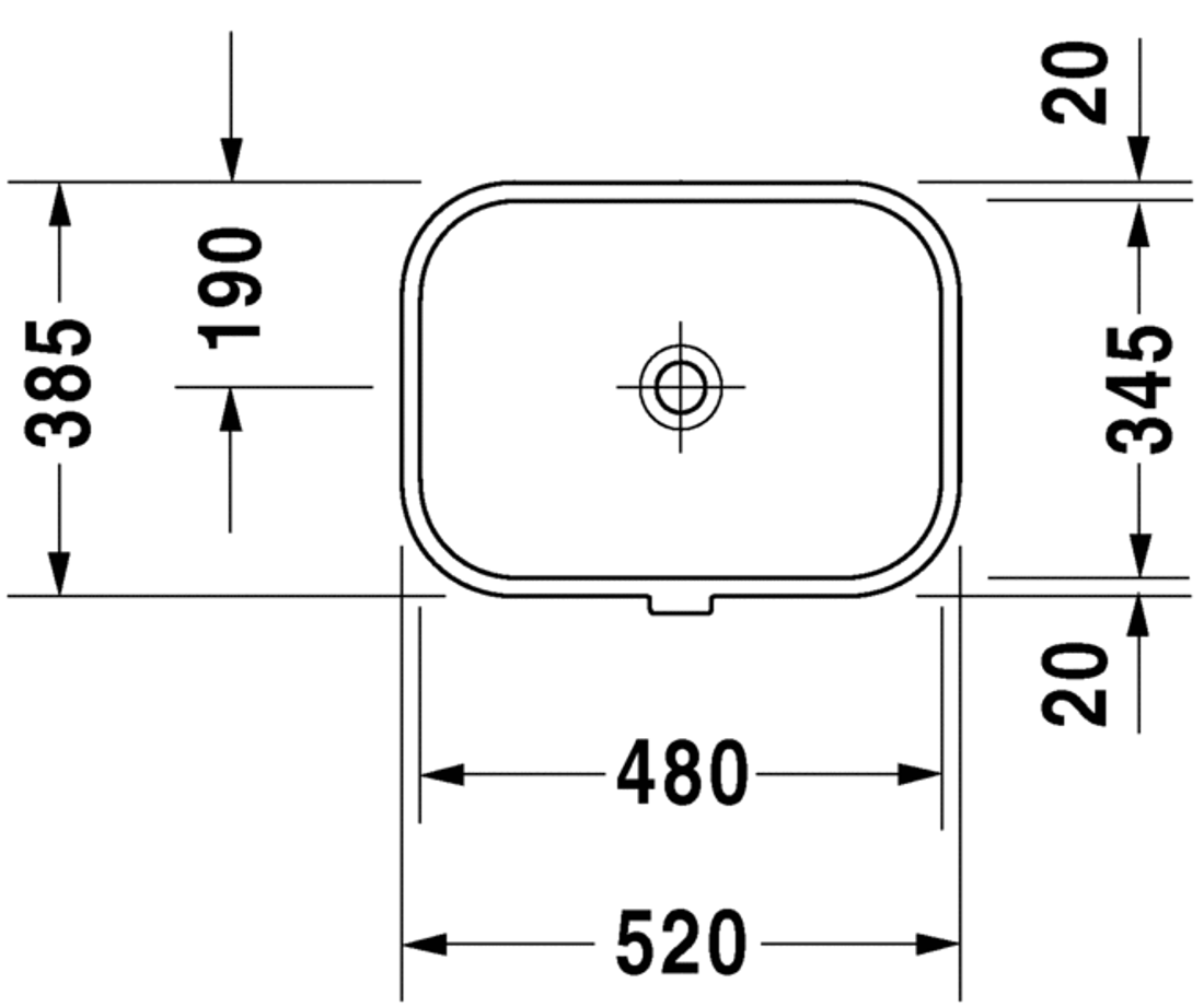 Slika od Happy D.2 Vanity basin 48