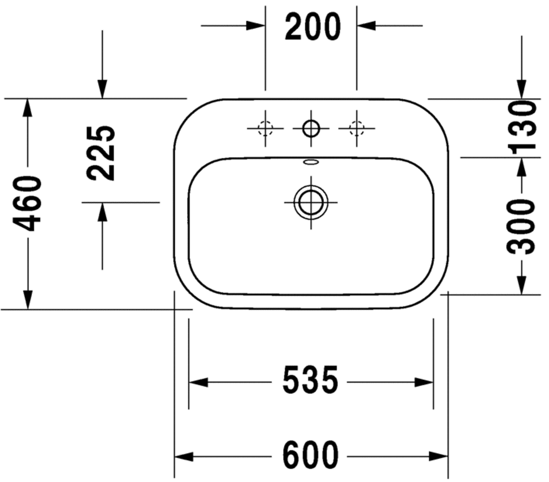 Slika od Happy D.2 Vanity basin 60