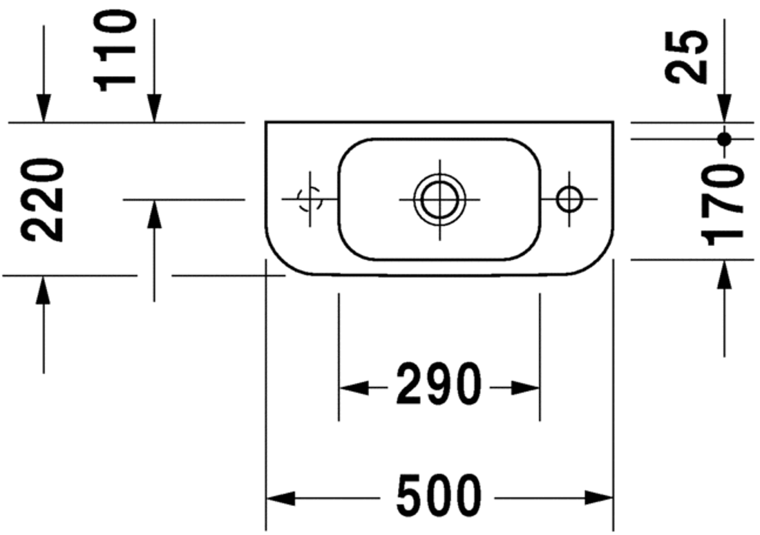 Slika od Happy D.2 Handrinse basin 50