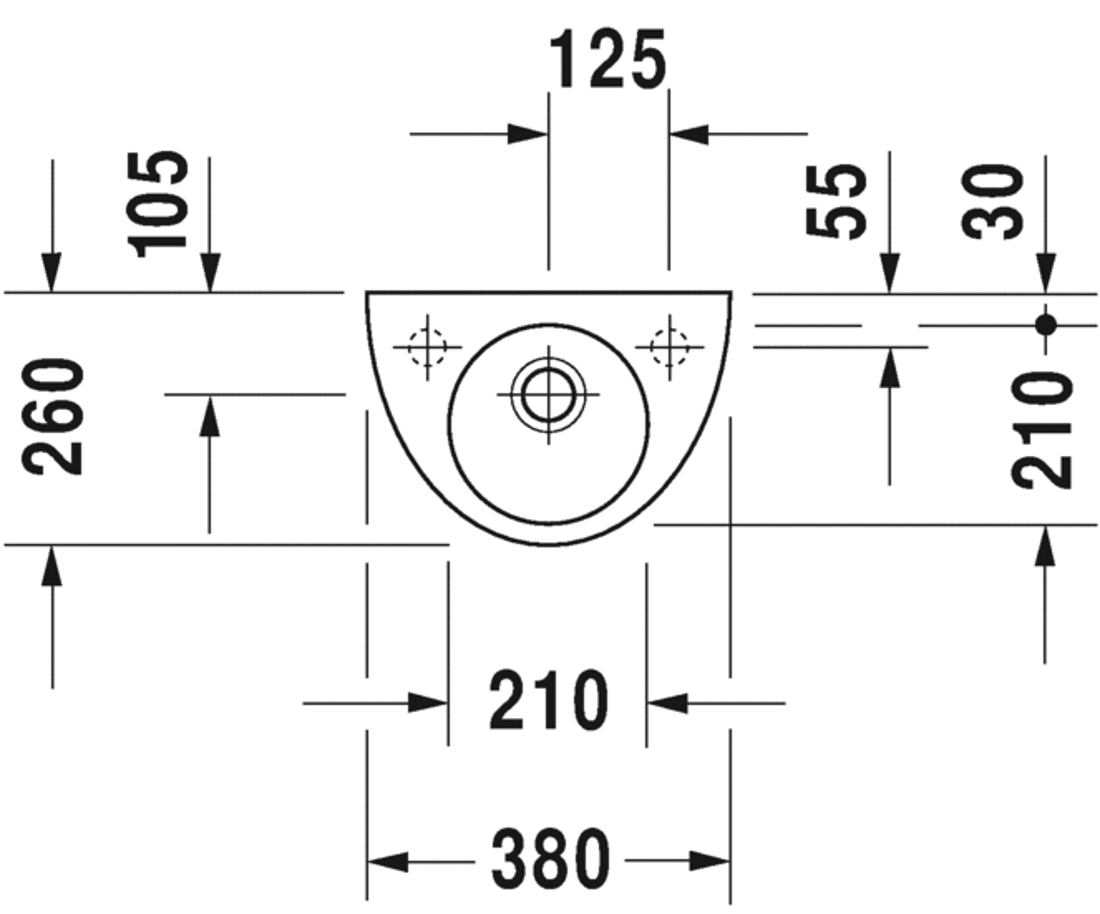 Slika od Starck 2 Handrinse basin 38