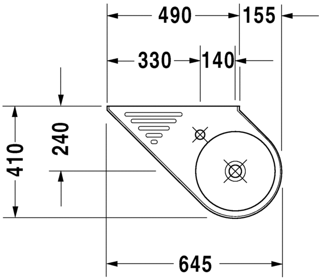 Slika od Architec Handrinse basin 64.5