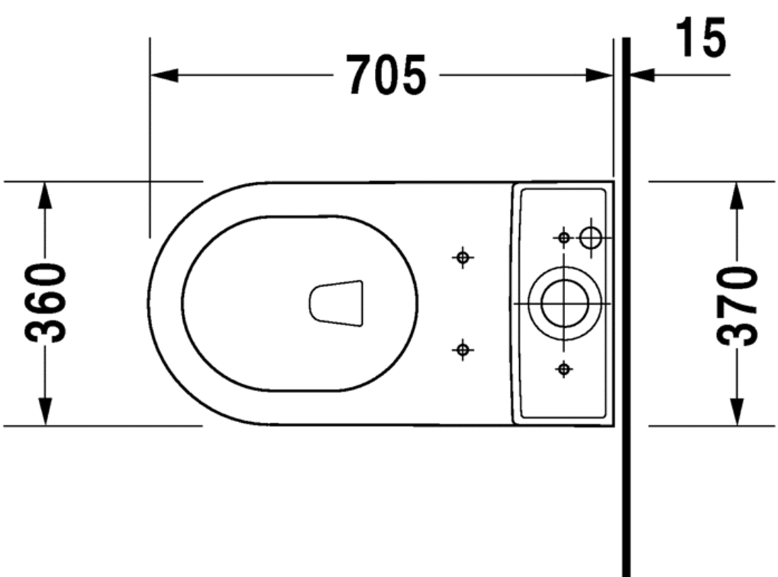 Slika od Starck 3 Two-piece toilet