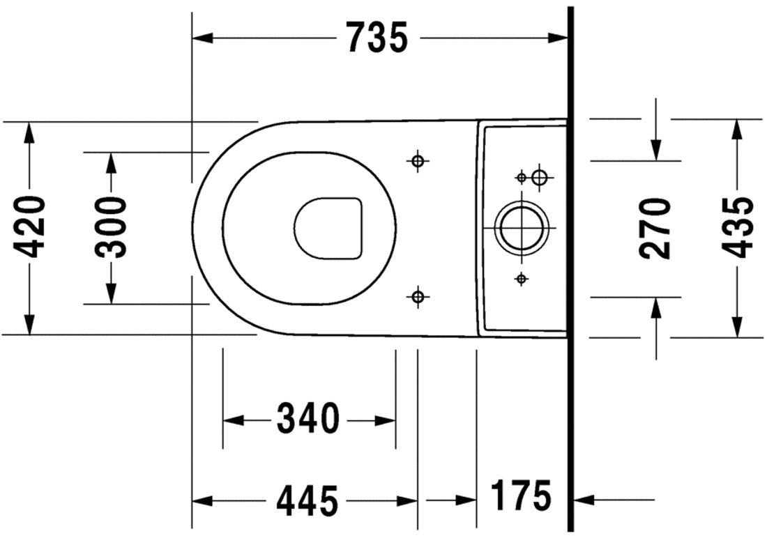 Slika od Starck 3 Toilet close-coupled Big Toilet