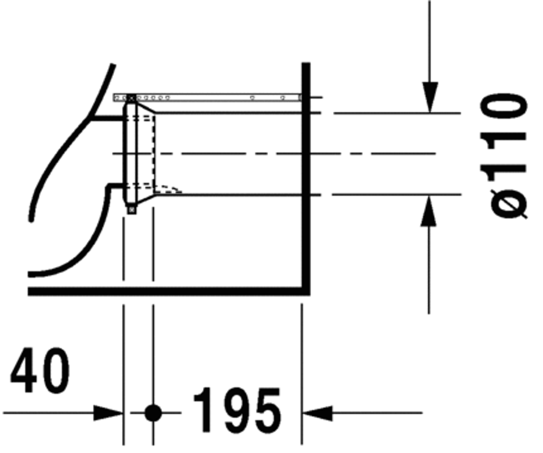 Slika od PuraVida Toilet close-coupled