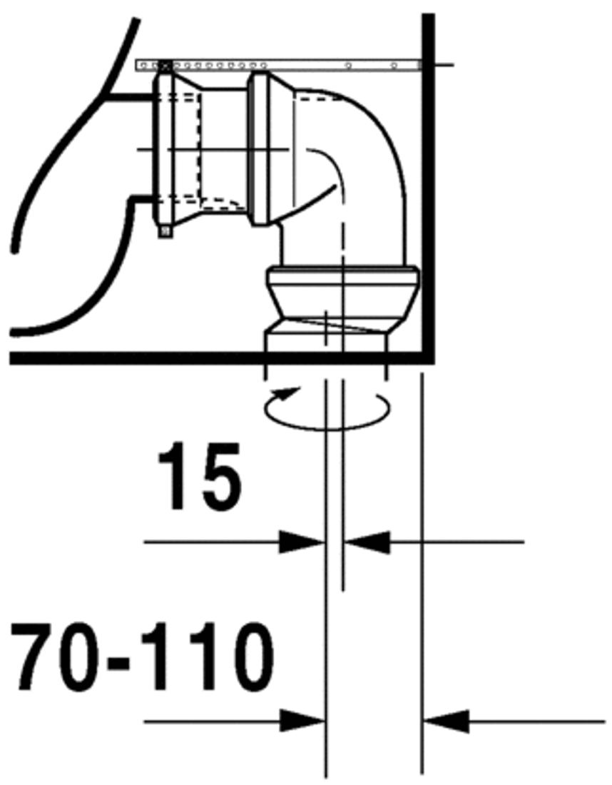 Slika od PuraVida Toilet close-coupled