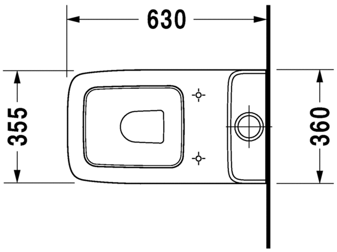 Slika od PuraVida Toilet close-coupled