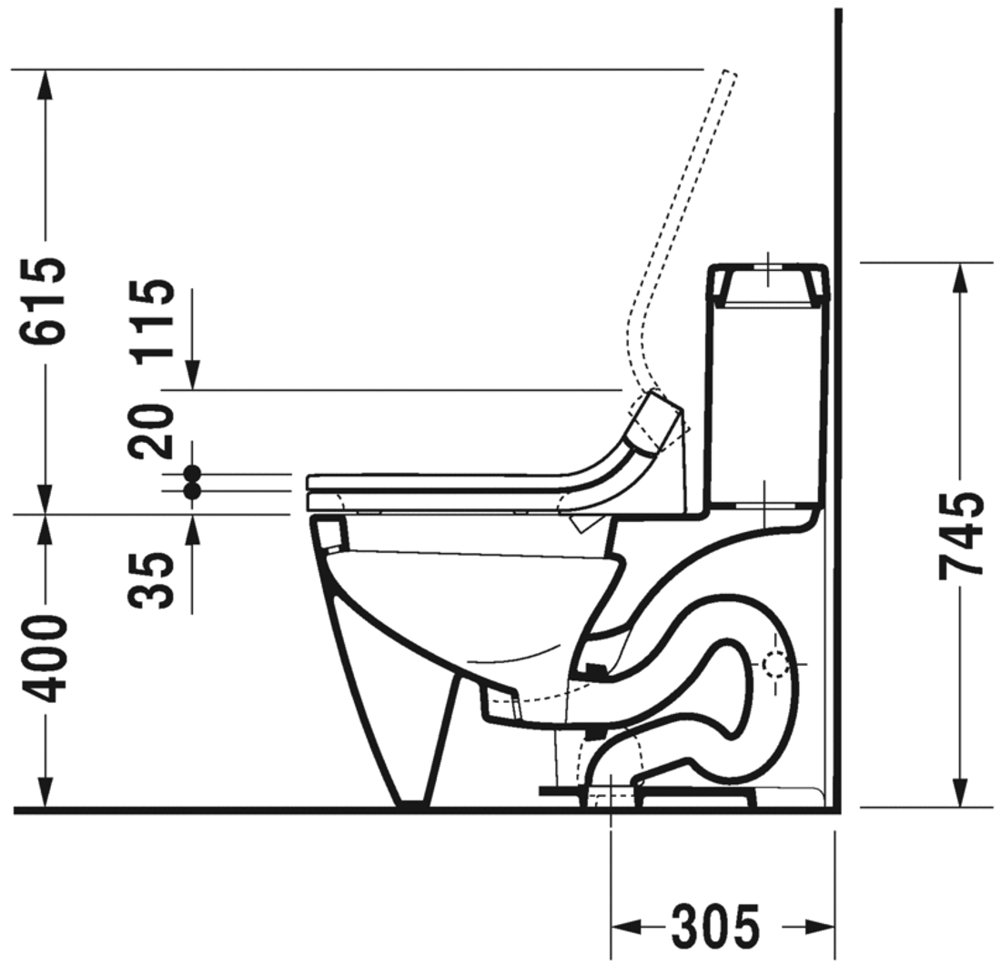 Slika od Happy D.2 One-piece toilet