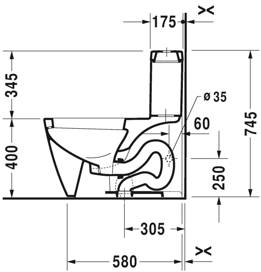 Slika od Happy D.2 One-piece toilet