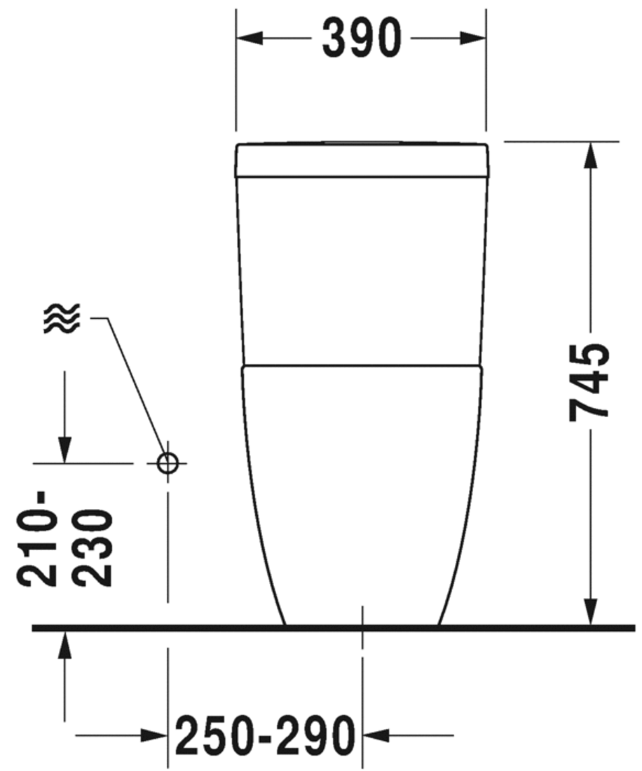 Slika od Happy D.2 One-piece toilet