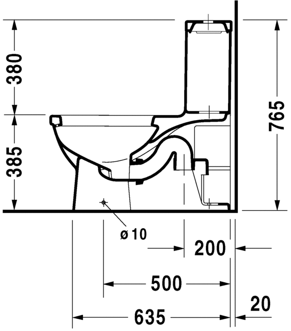 Slika od Starck 3 One-piece toilet