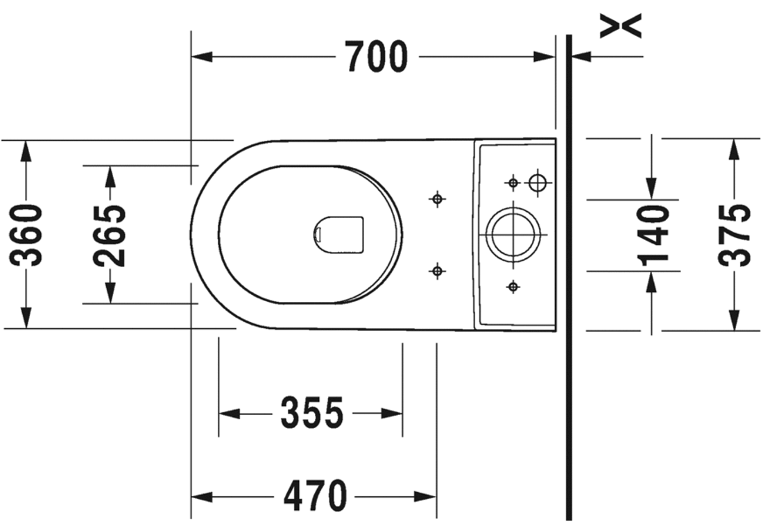 Slika od Starck 3 Two-piece toilet