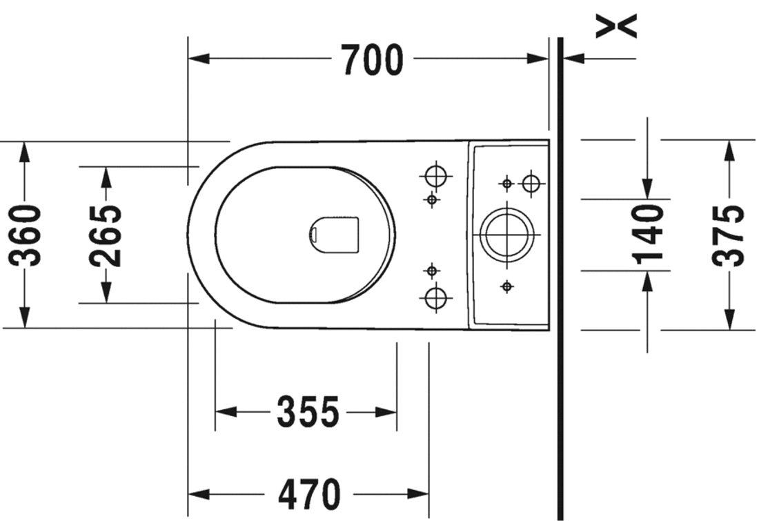 Slika od Starck 3 Two-piece toilet