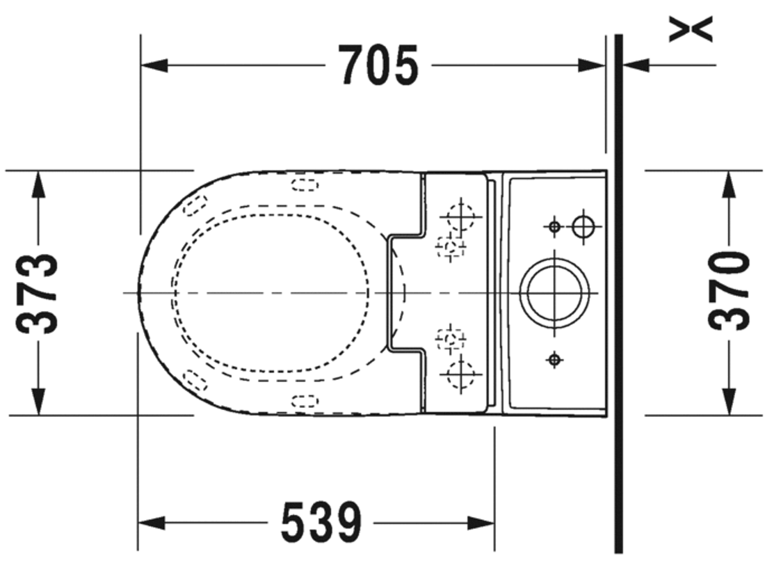 Slika od Starck 3 Two-piece toilet