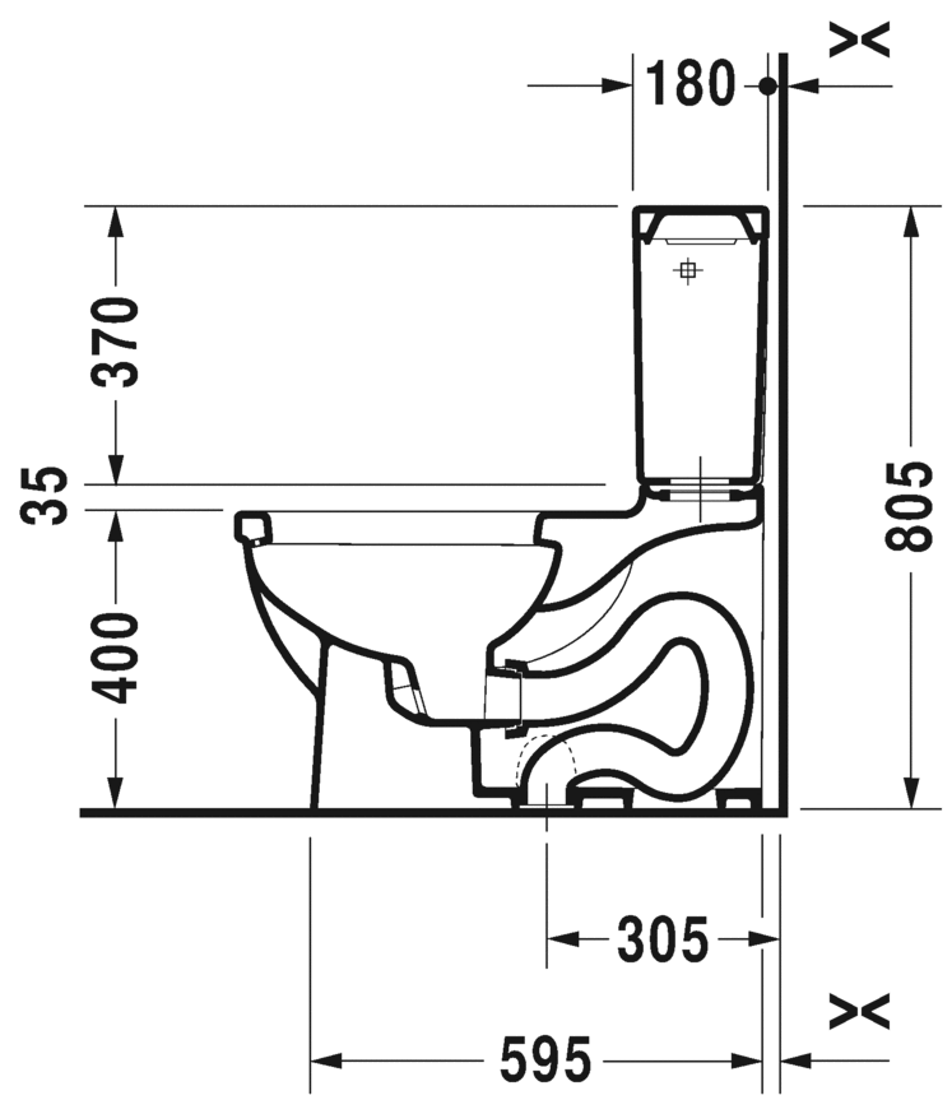 Slika od Starck 3 Two-piece toilet