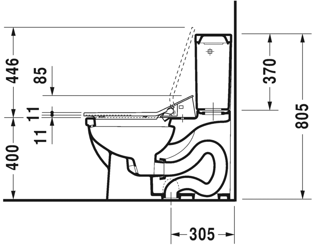 Slika od Starck 3 Two-piece toilet