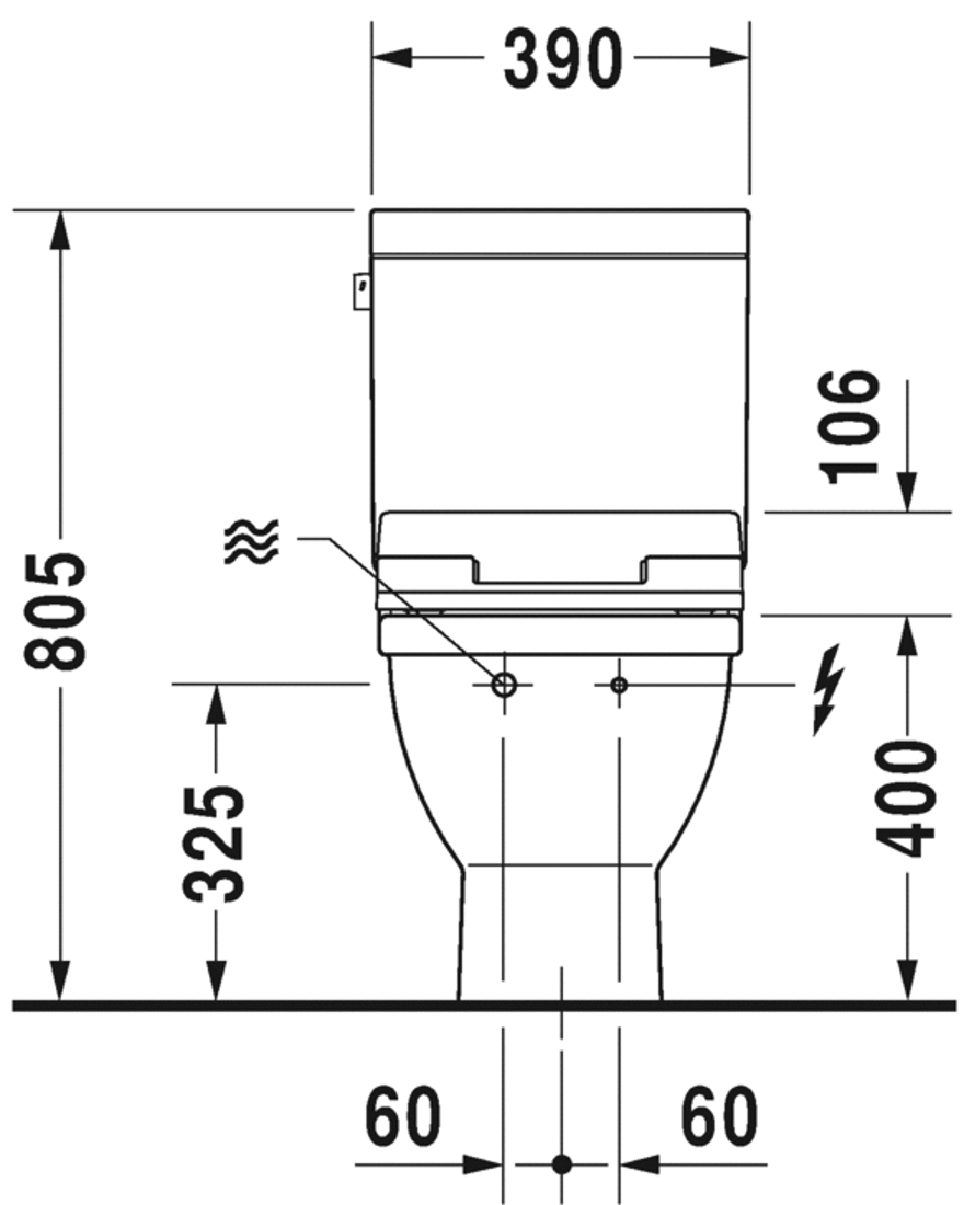 Slika od Starck 3 Two-piece toilet