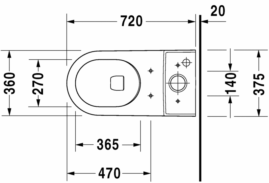 Slika od Starck 3 Two-piece toilet