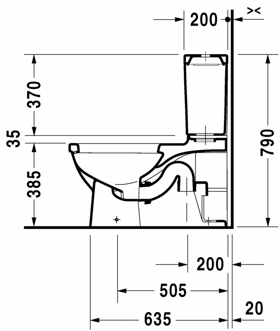 Slika od Starck 3 Two-piece toilet