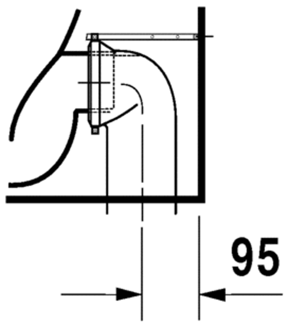 Slika od Starck 2 Toilet floor standing