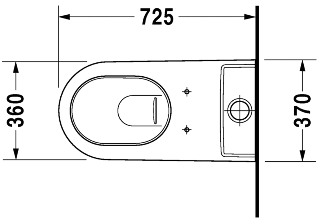 Slika od Starck 2 Toilet close-coupled