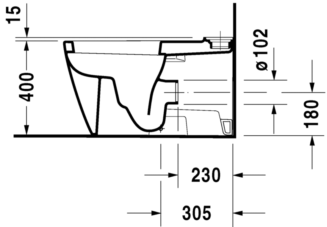 Slika od Starck 2 Toilet close-coupled