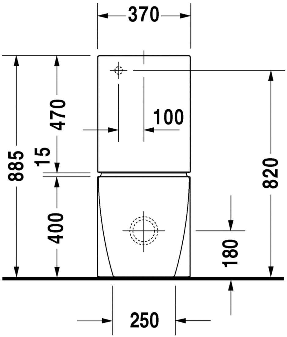 Slika od Starck 2 Toilet close-coupled