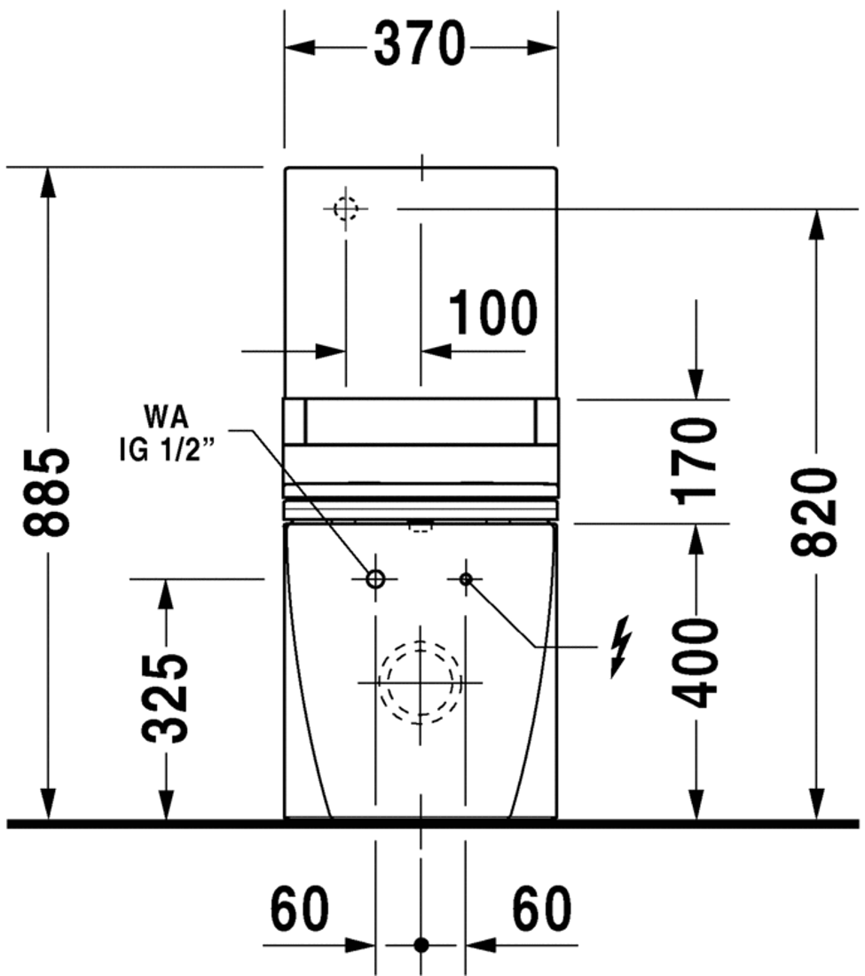 Slika od Starck 2 Toilet close-coupled