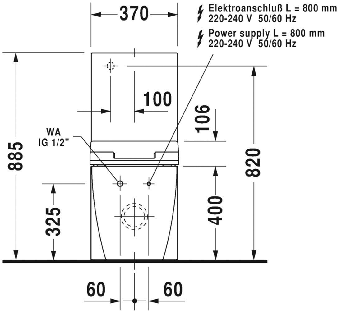 Slika od Starck 2 Toilet close-coupled