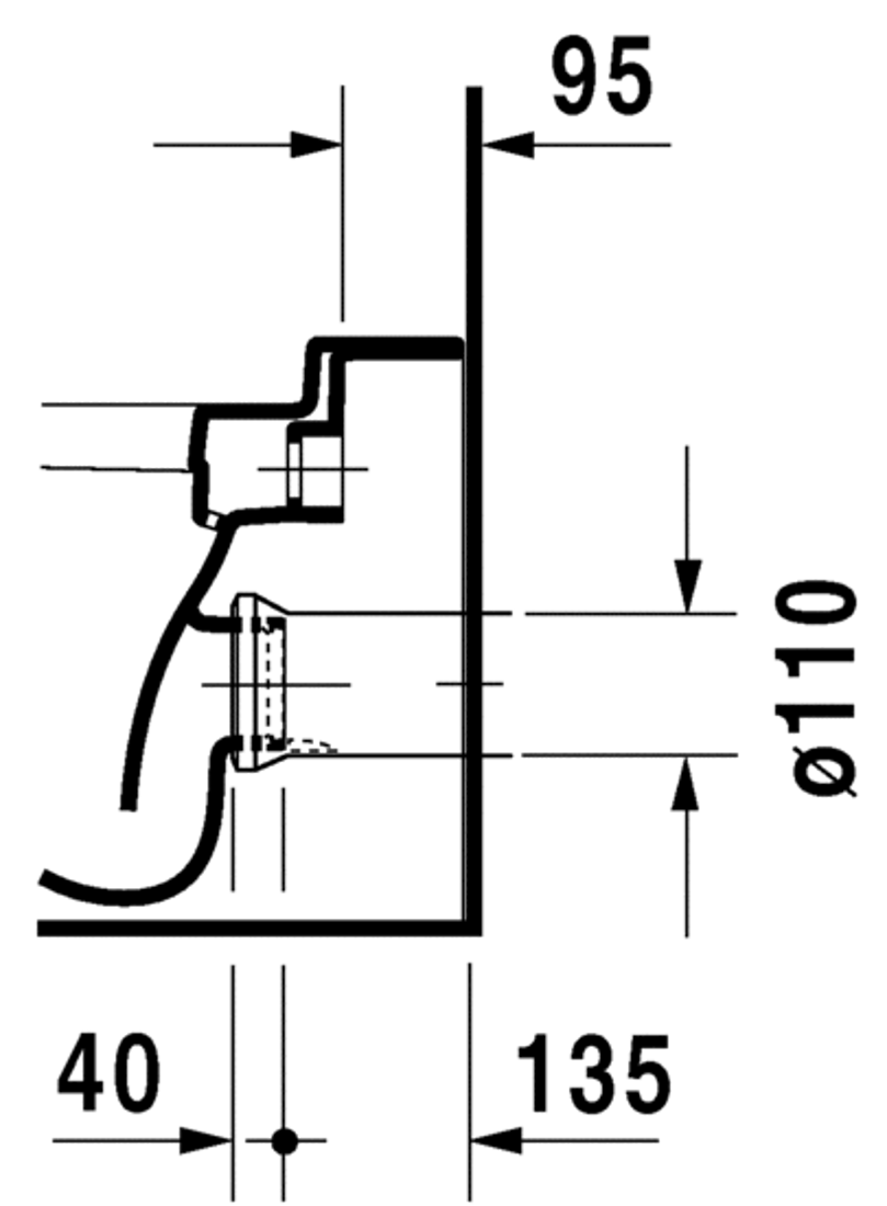 Slika od PuraVida Toilet floor standing