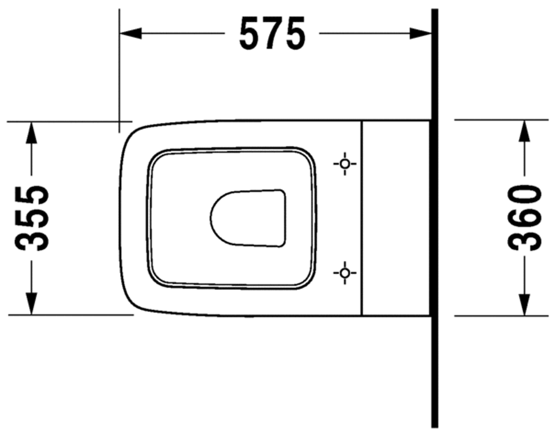 Slika od PuraVida Toilet floor standing
