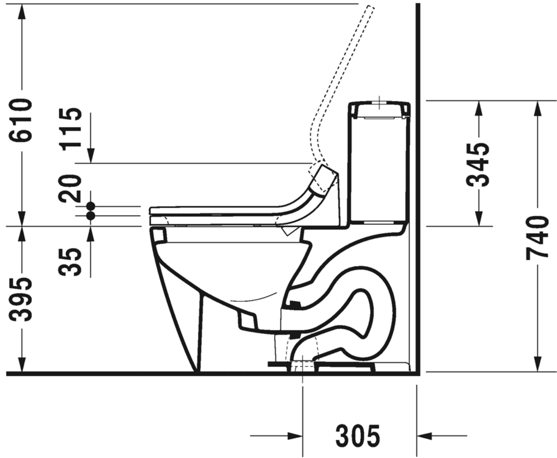 Slika od Starck 2 One-piece toilet