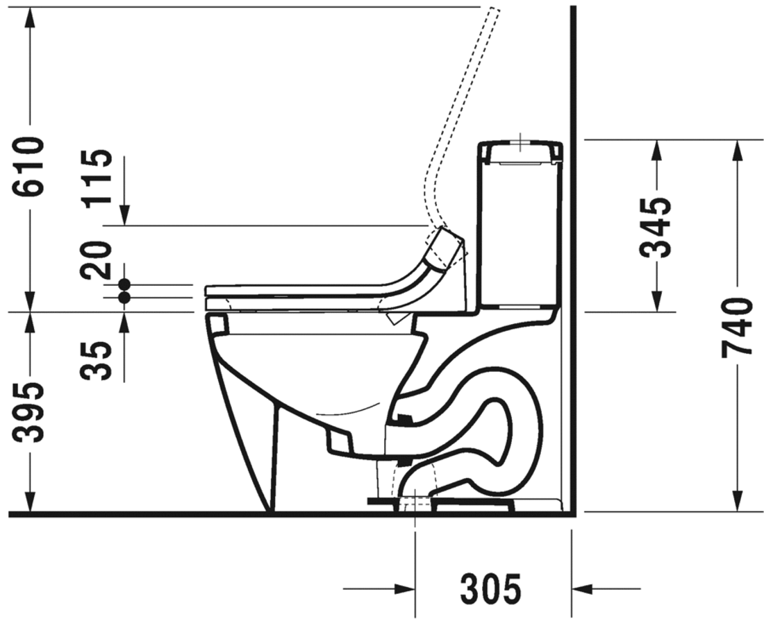 Slika od Starck 2 One-piece toilet