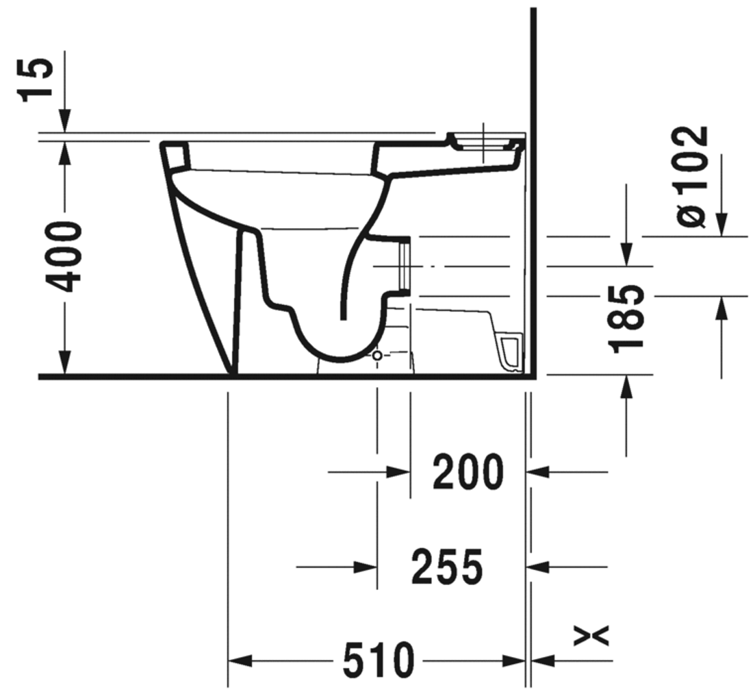 Slika od Happy D.2 Toilet close-coupled