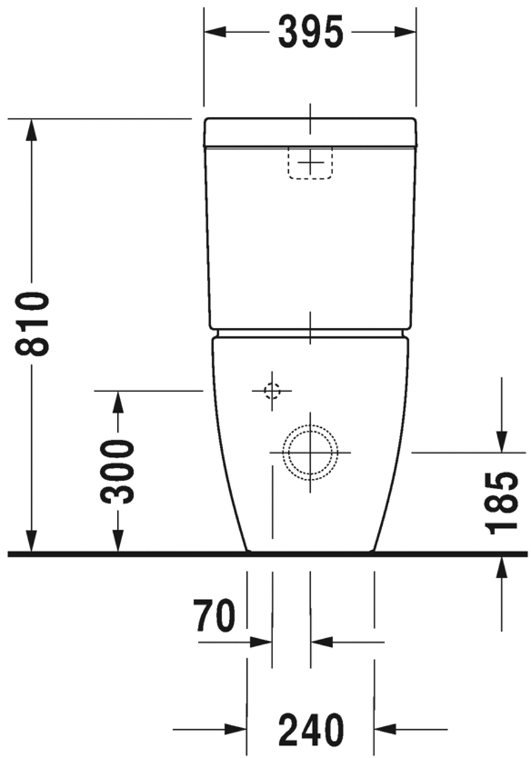 Slika od Happy D.2 Toilet close-coupled