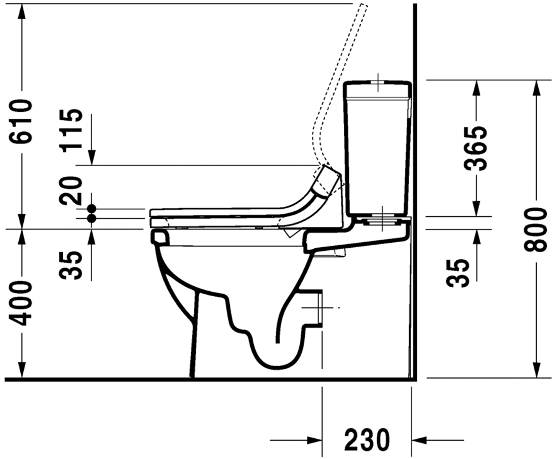Slika od Starck 3 Toilet close-coupled