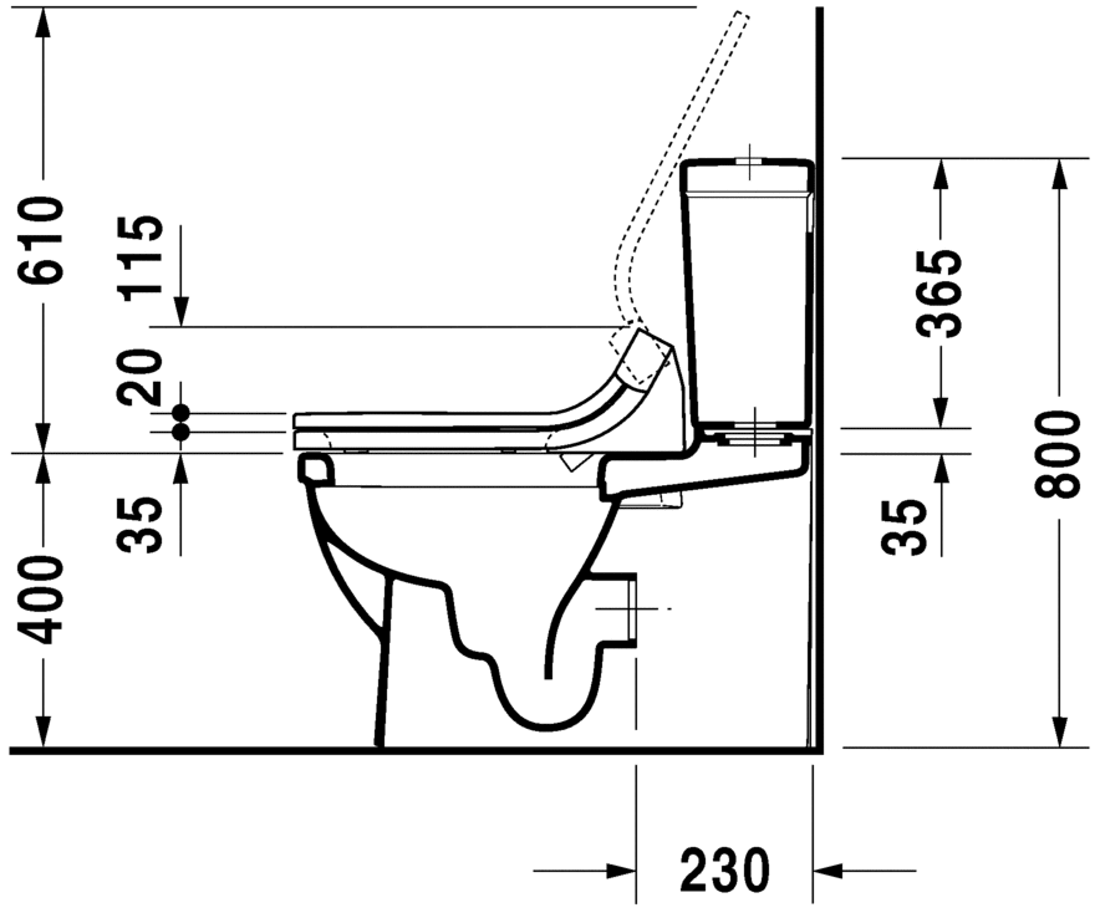 Slika od Starck 3 Toilet close-coupled