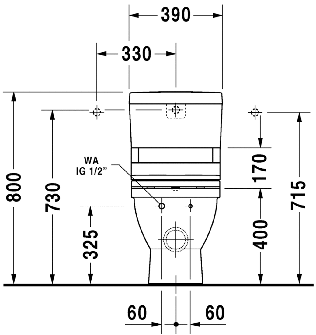 Slika od Starck 3 Toilet close-coupled