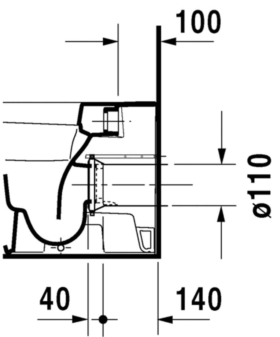 Slika od DuraStyle Toilet floor standing