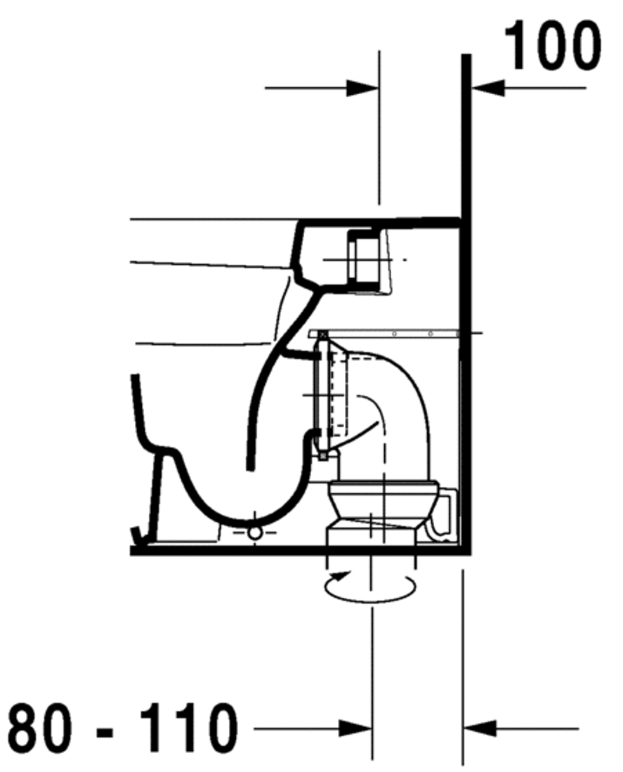 Slika od DuraStyle Toilet floor standing