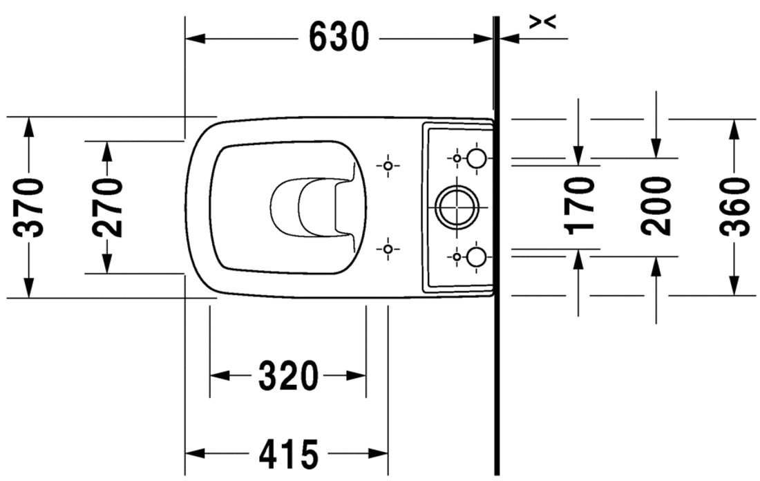 Slika od DuraStyle Toilet close-coupled