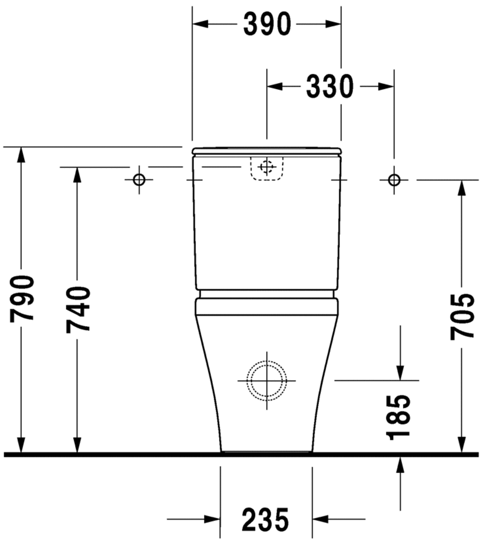 Slika od DuraStyle Toilet close-coupled