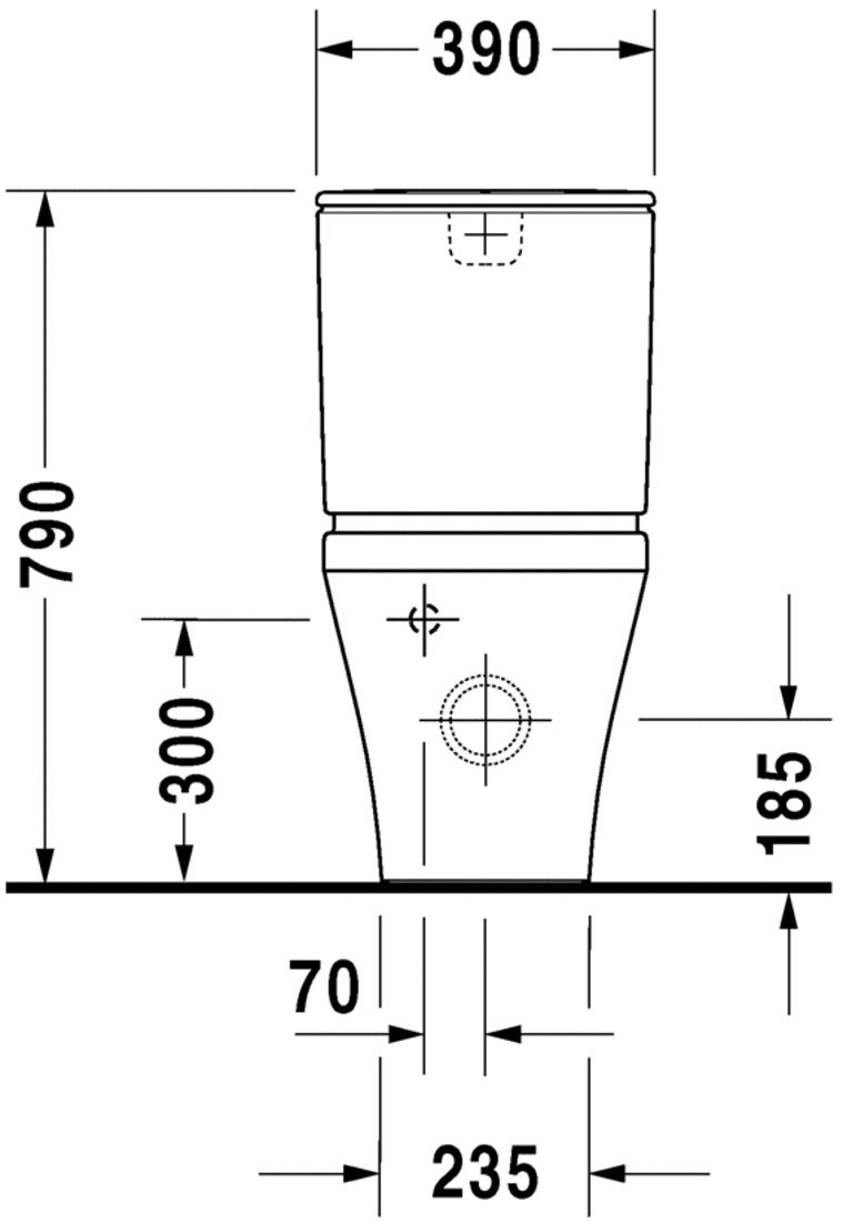 Slika od DuraStyle Toilet close-coupled