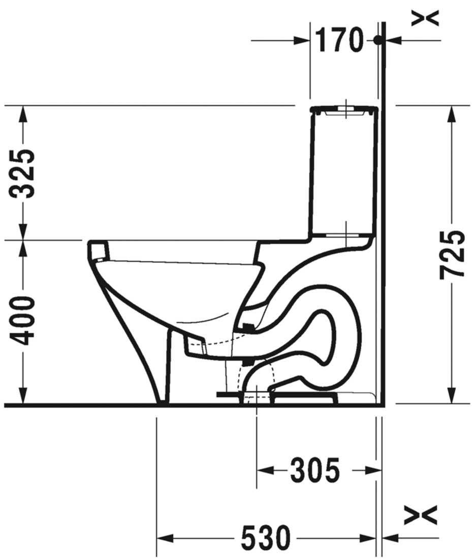 Slika od DuraStyle One-piece toilet