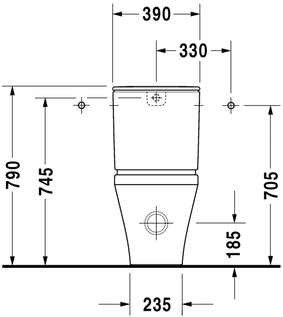 Slika od DuraStyle Toilet close-coupled