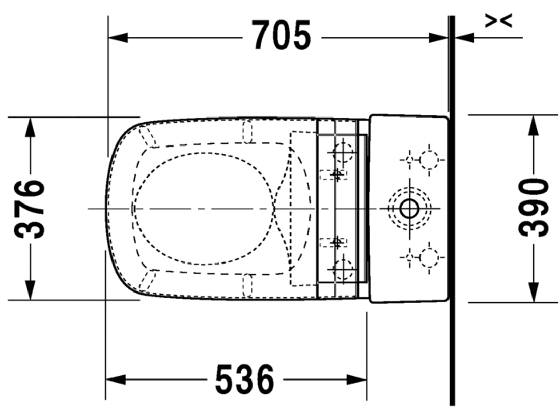 Slika od DuraStyle Toilet close-coupled