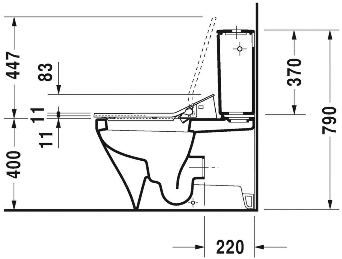 Slika od DuraStyle Toilet close-coupled